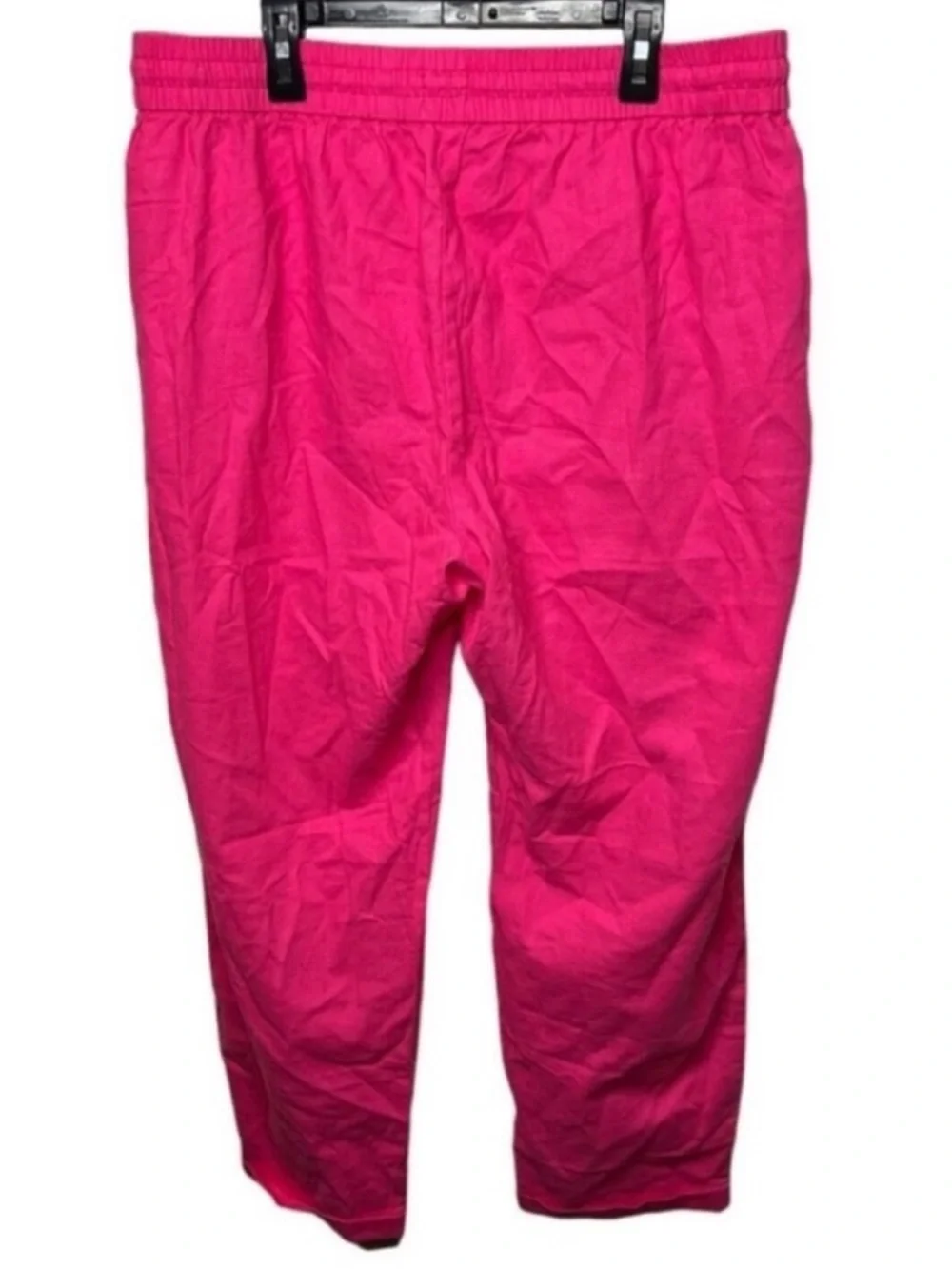 J. Crew Linen Cotton Drawstring Pants Sweet Briar Pink size 4